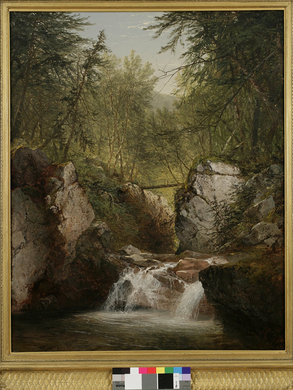 O Bash-Bish, 1855 de John Frederick Kensett
