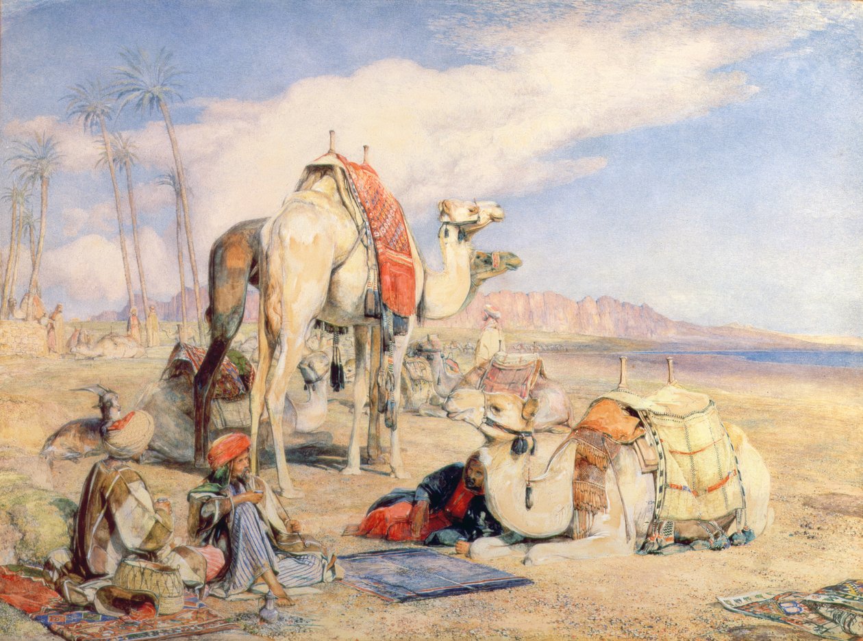 Uma parada no deserto de John Frederick Lewis