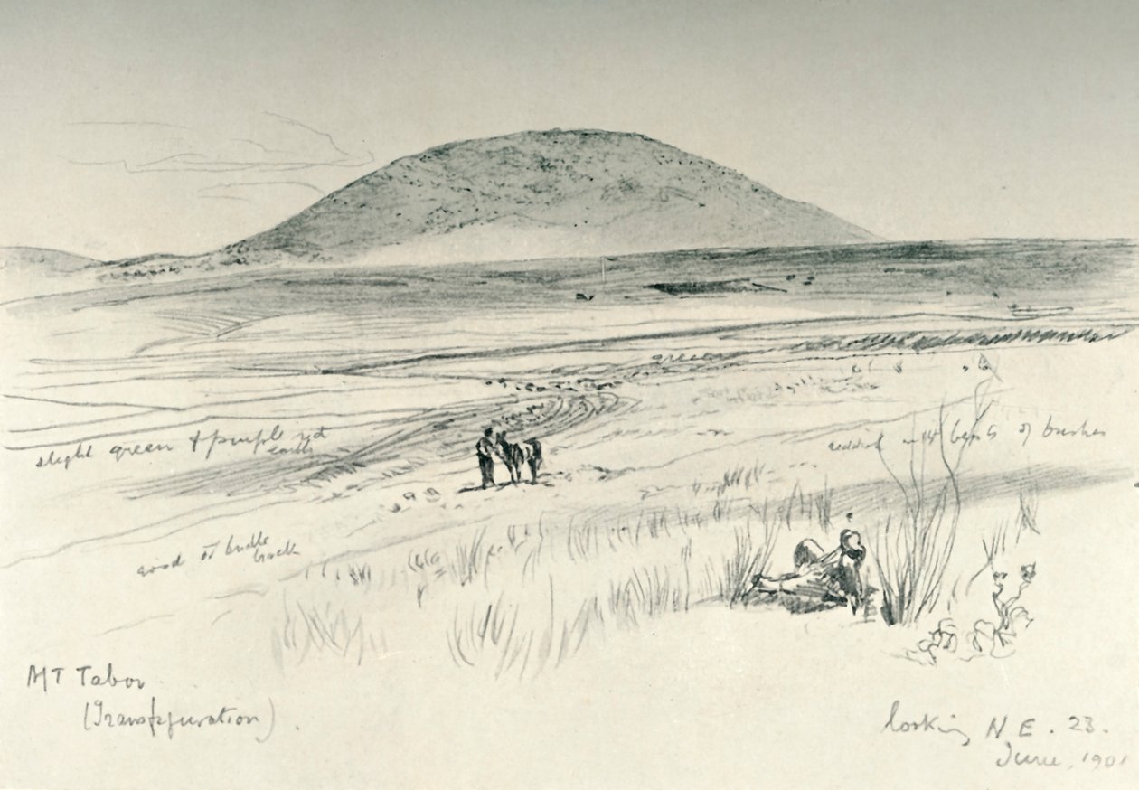 Monte Tabor, 1902. de John Fulleylove