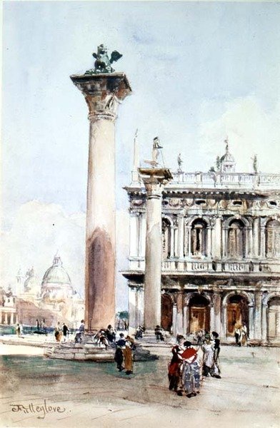 A Piazzetta di San Marco, Veneza de John Fulleylove