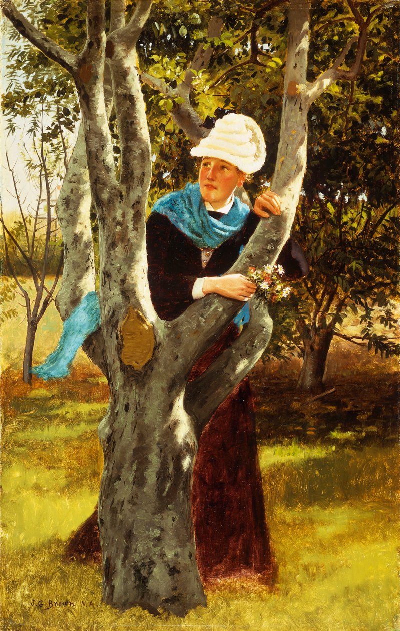 Entre as árvores, de John George Brown