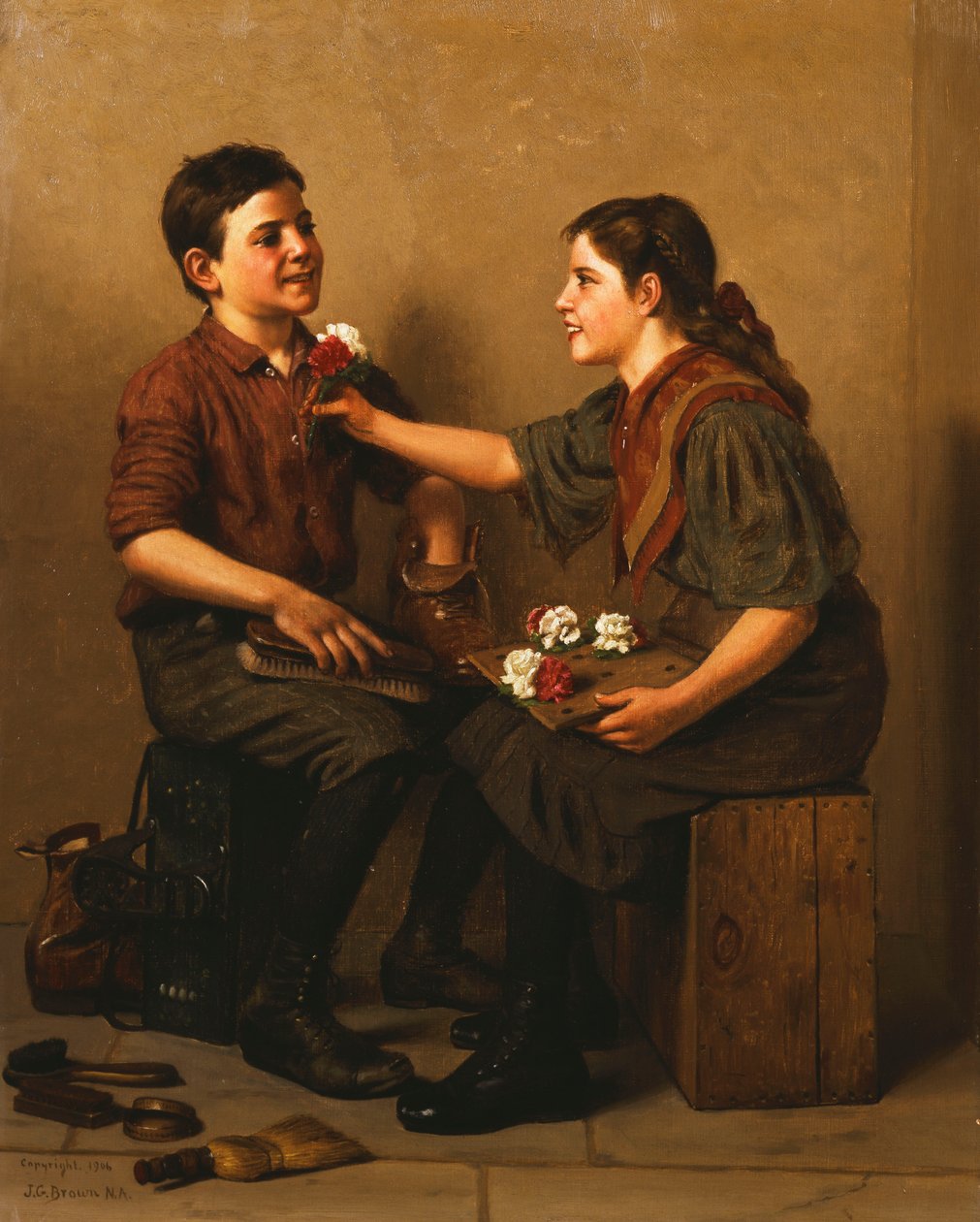 Apenas um níquel, Joe, 1906 de John George Brown