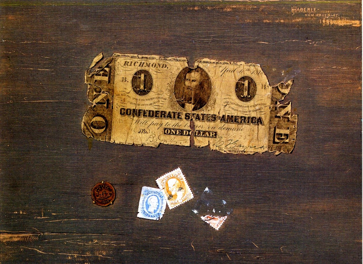 Uma nota confederada, 1886-87 de John Haberle