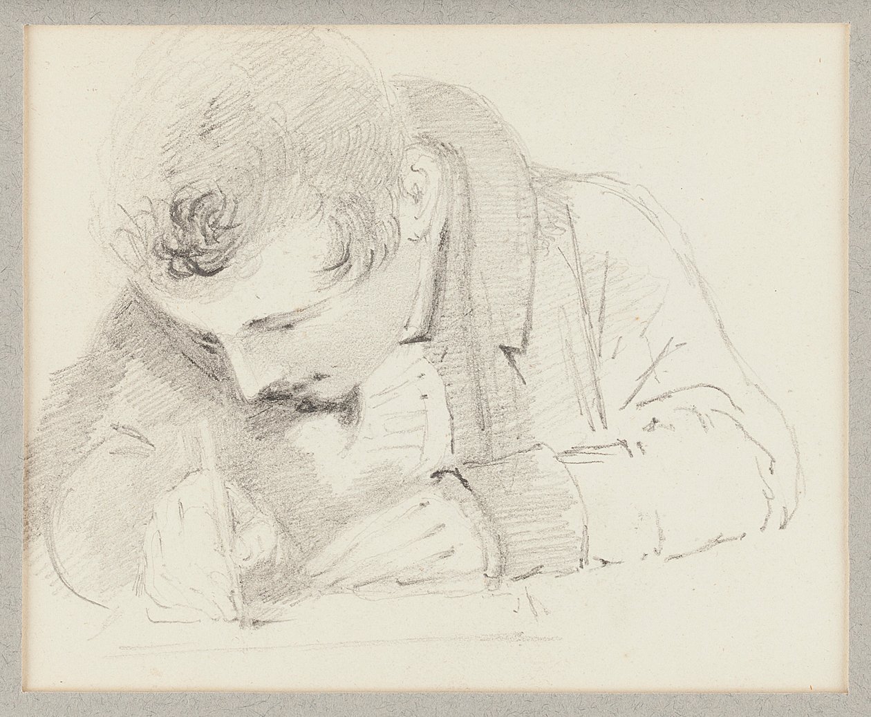 Escrita do homem, 1825 de John Harden