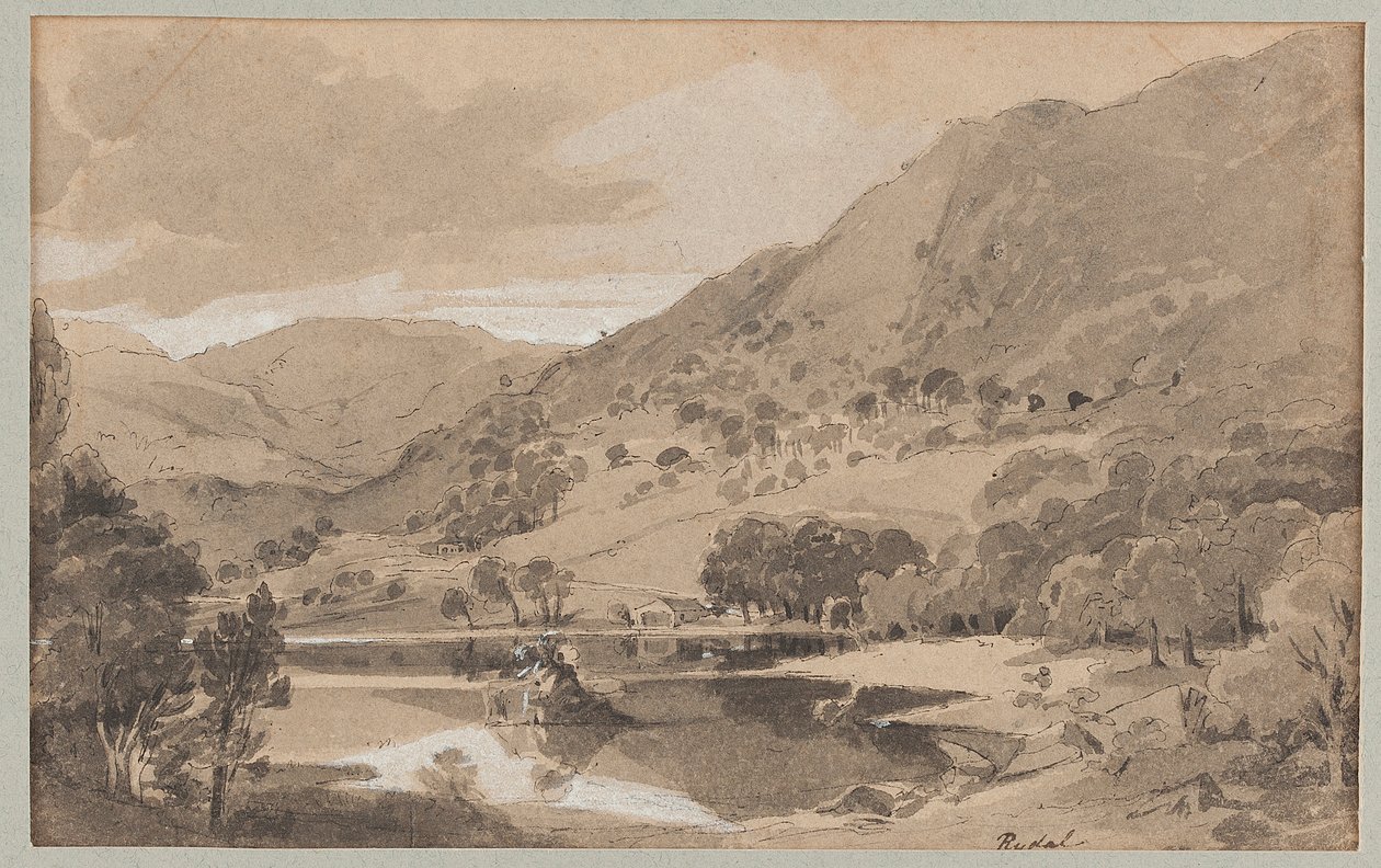 Rydal, 1812 (wc no papel) de John Harden