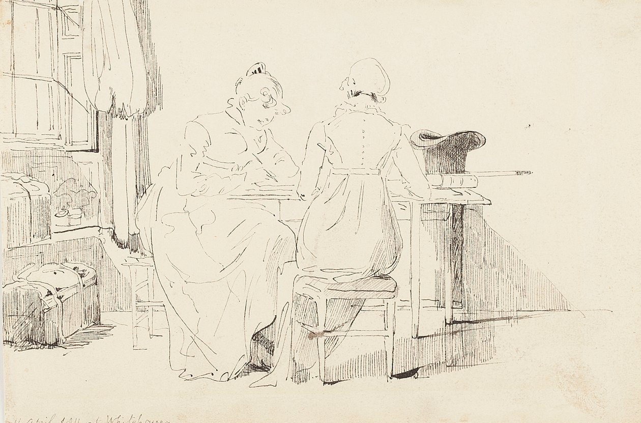 Esperando em Whitehaven, 1811 de John Harden