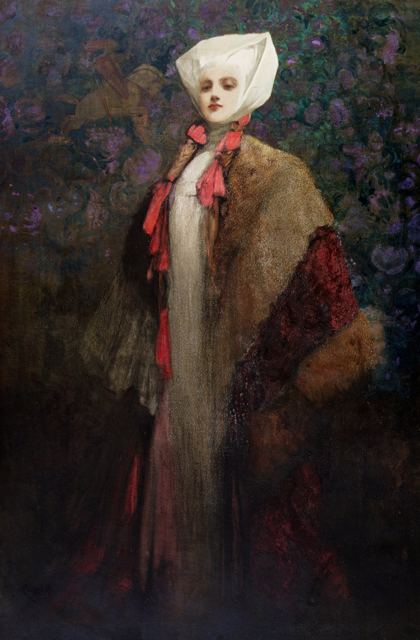 A Dama (óleo sobre tela) de John Hassall