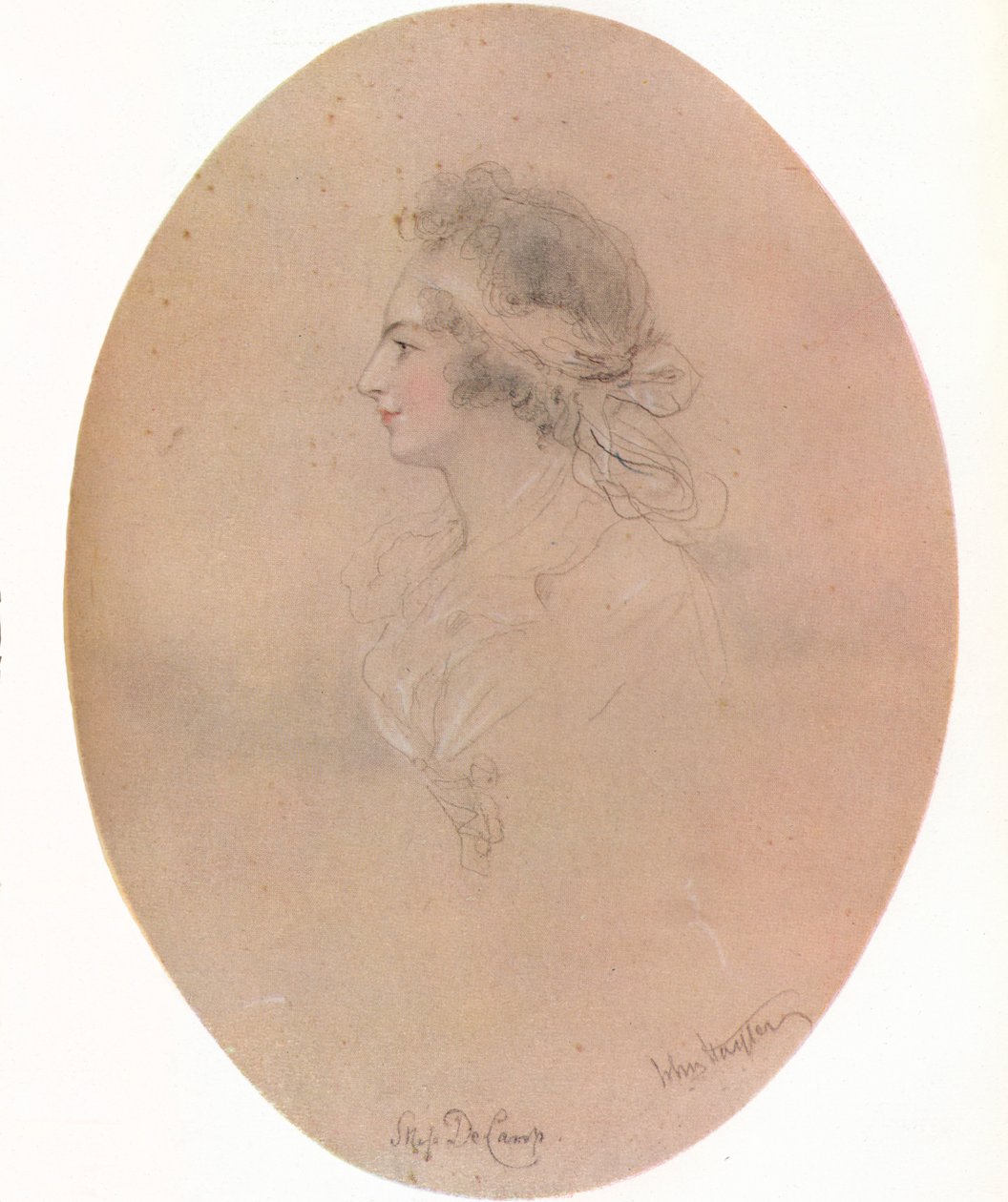 Miss De Camp, século XIX, 1923 de John Hayter