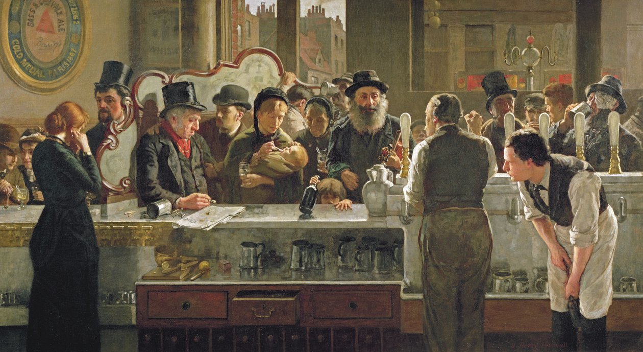 The Public Bar, 1883 de John Henry Henshall