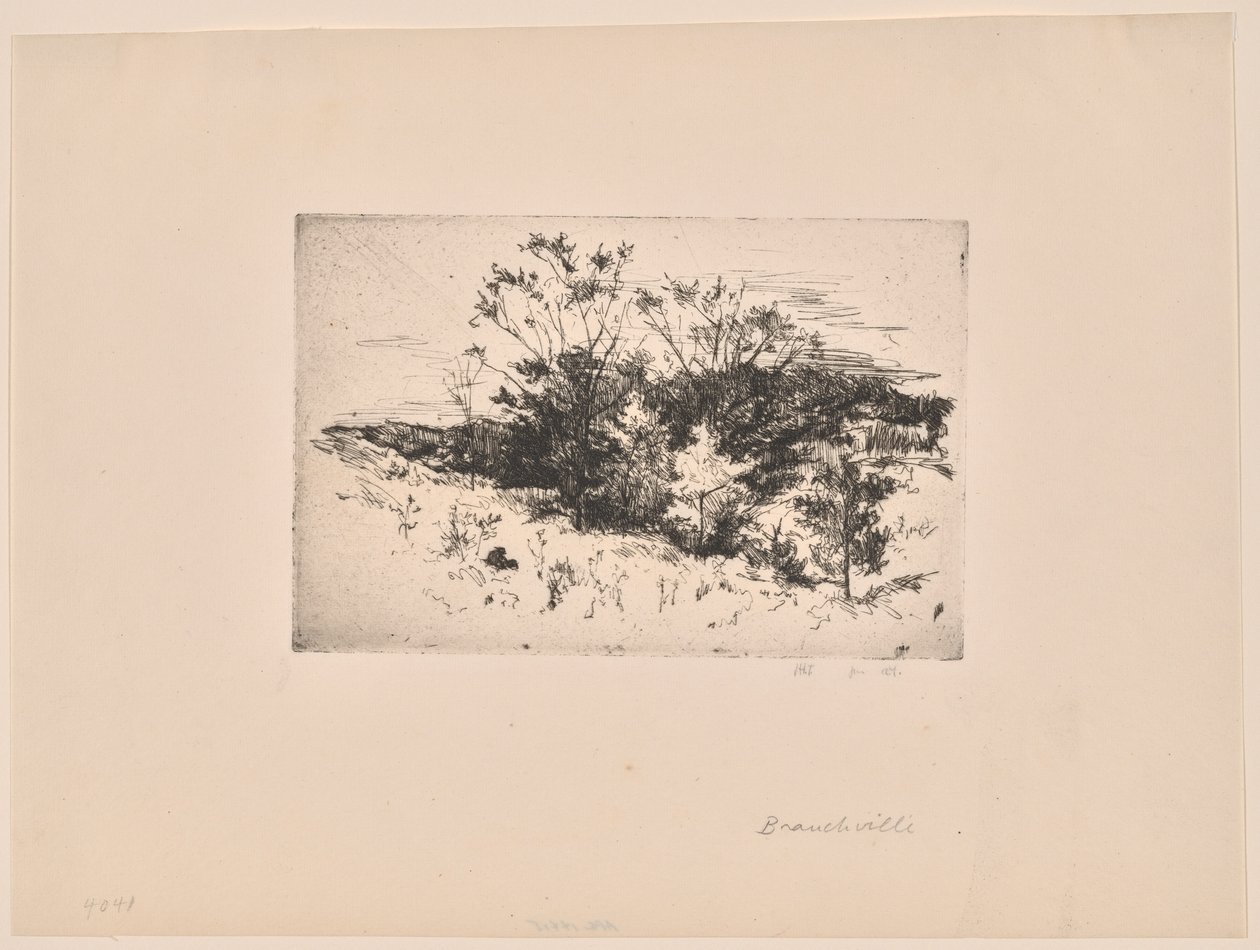 Paisagem de outono de John Henry Twachtman