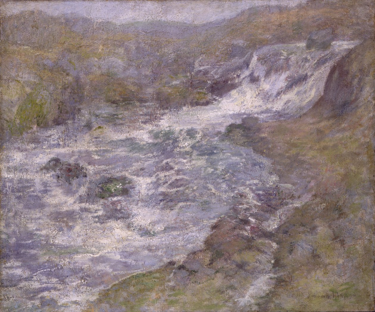 O Torrent, ca. 1900. de John Henry Twachtman