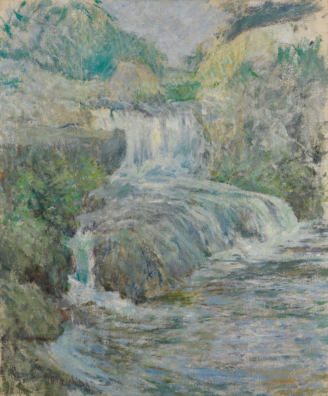 Cachoeira, ca. 1889-91. de John Henry Twachtman