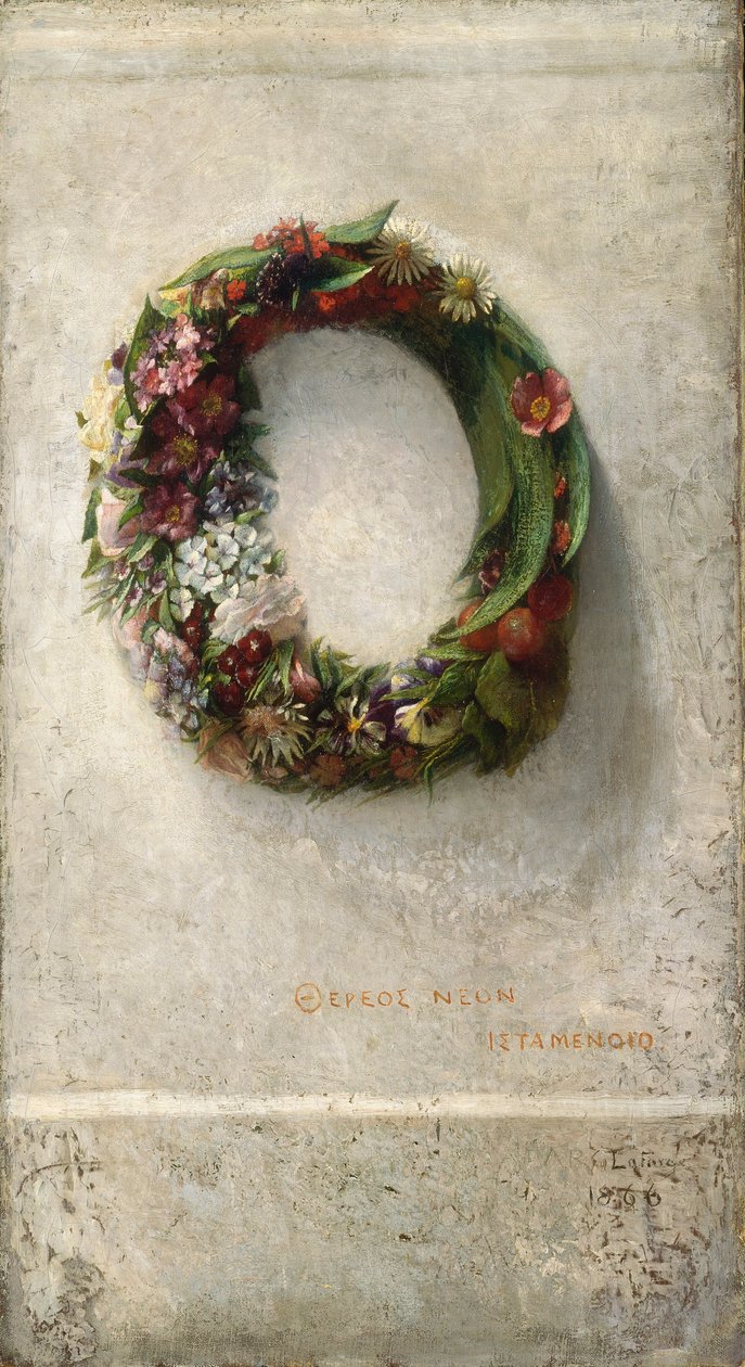 Coroa de flores de John La Farge