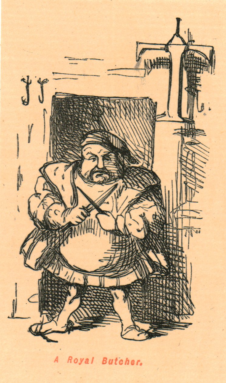Um açougueiro real, 1897. de John Leech