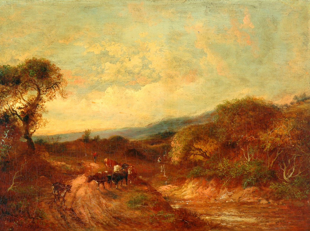 Perto de Red Hill, Surrey de John Linnell