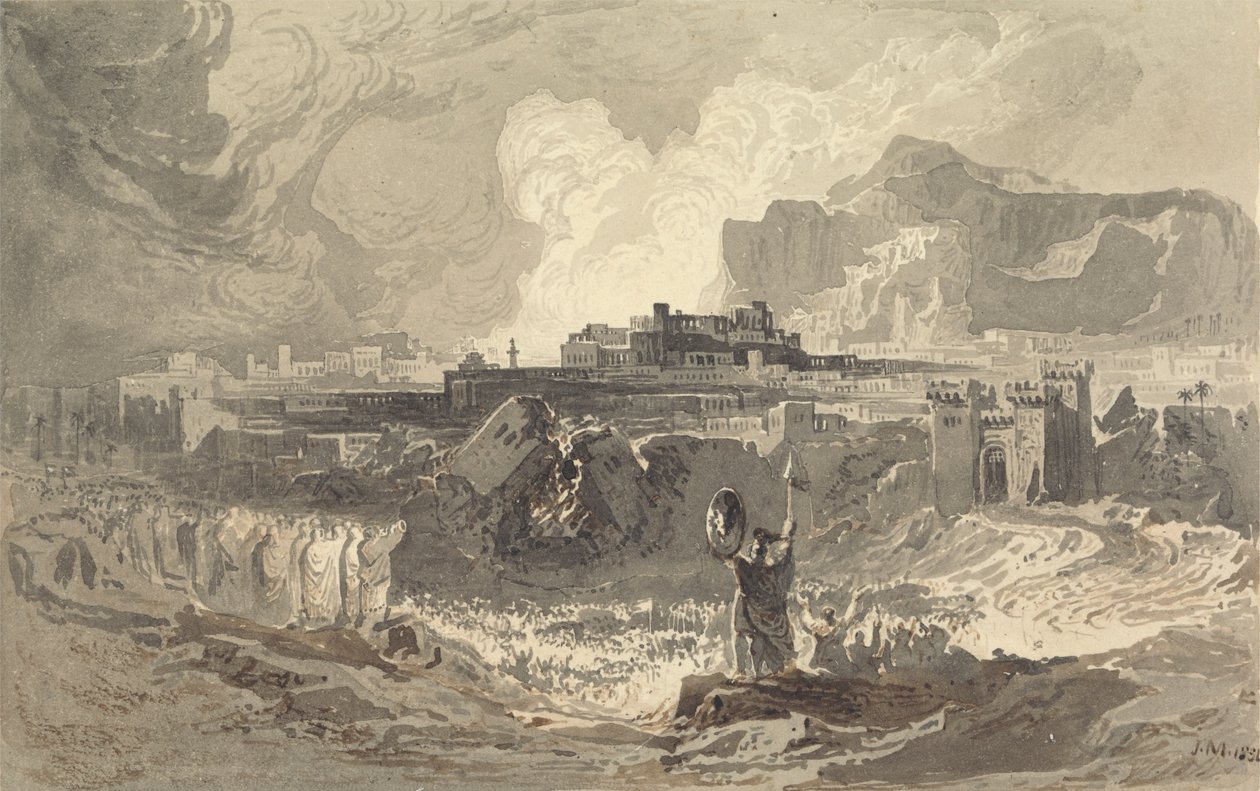As Muralhas de Jericó de John Martin