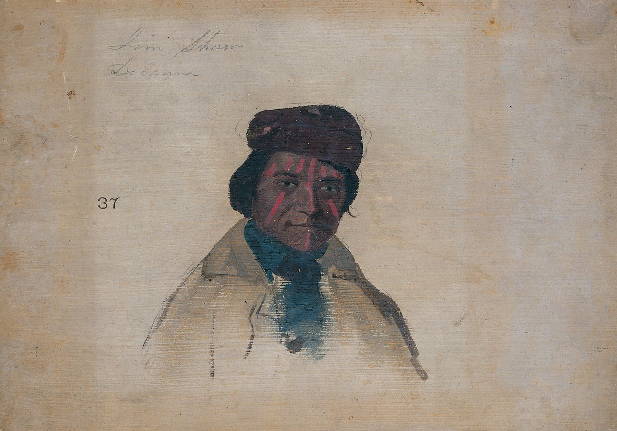 Jim Shaw, Delaware, 1837 de John Mix Stanley