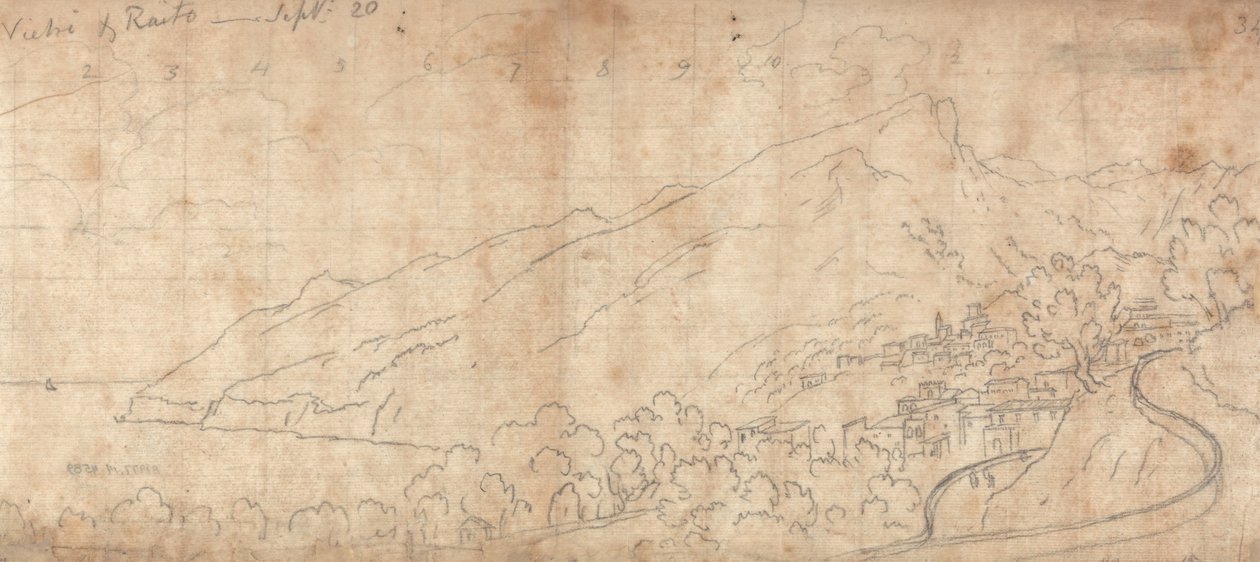 Vietri e Raito de John Robert Cozens