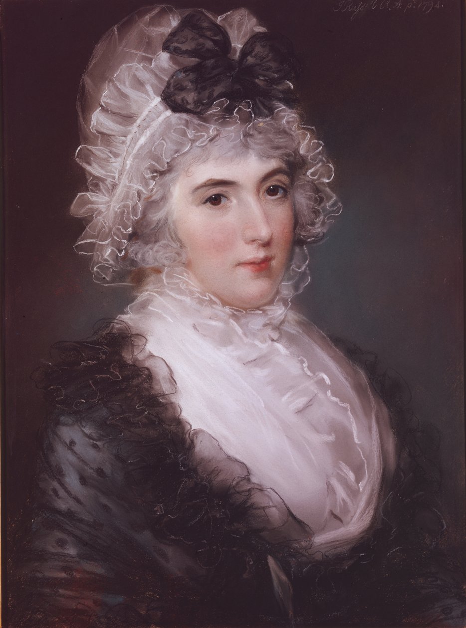 Retrato de Janet Grizel, 1794 de John Russell