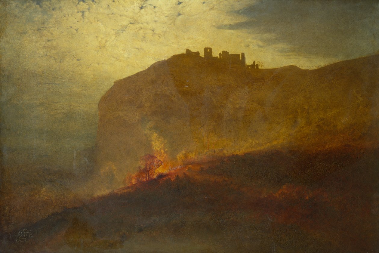 Castelo Carreg Cennen de John Samuel Raven