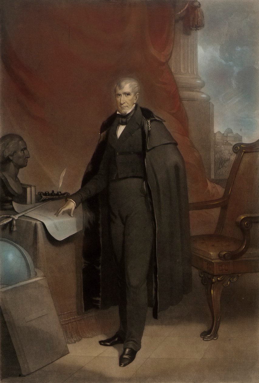William Henry Harrison de John Sartain