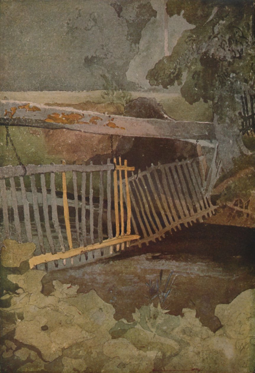 O portão da gota, Duncombe Park, 1923 de John Sell Cotman