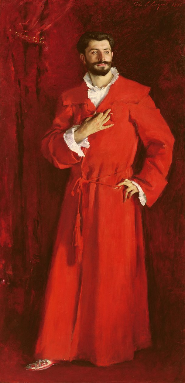 Dr. Pozzi em casa, 1881 de John Singer Sargent