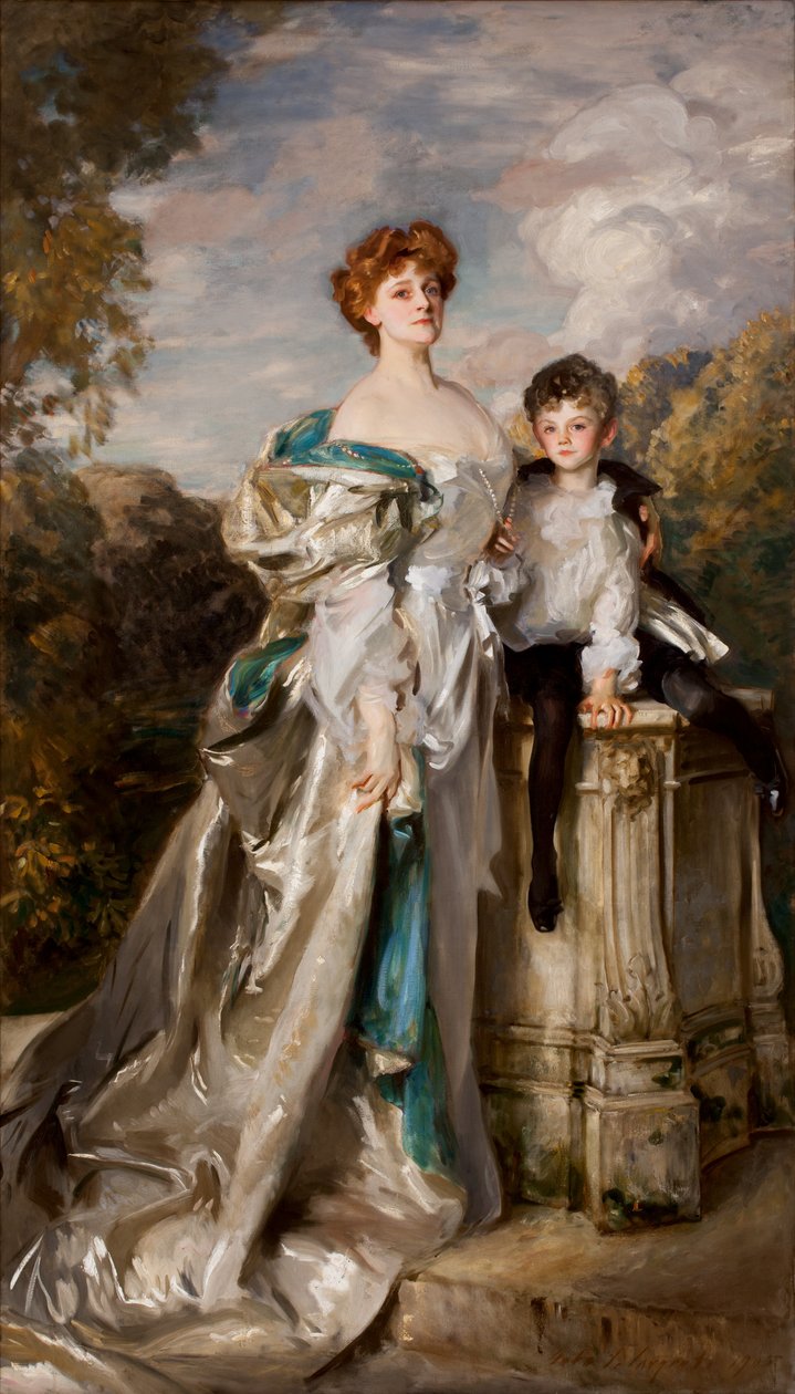 Lady Warwick e seu filho, 1905 de John Singer Sargent