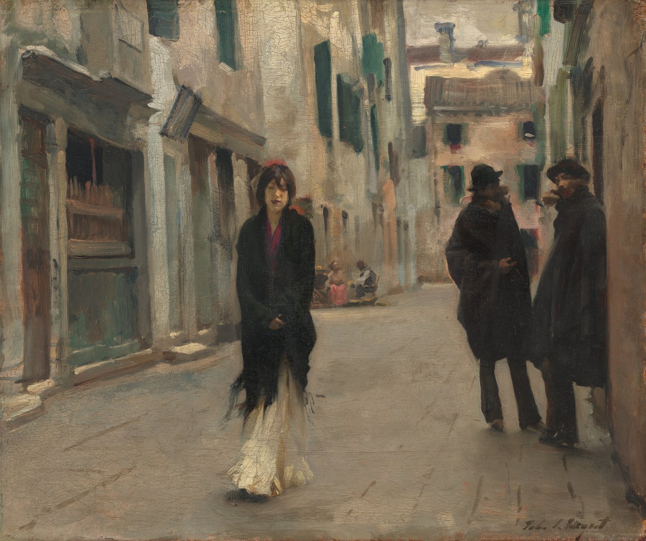Rua em Veneza, 1882. de John Singer Sargent