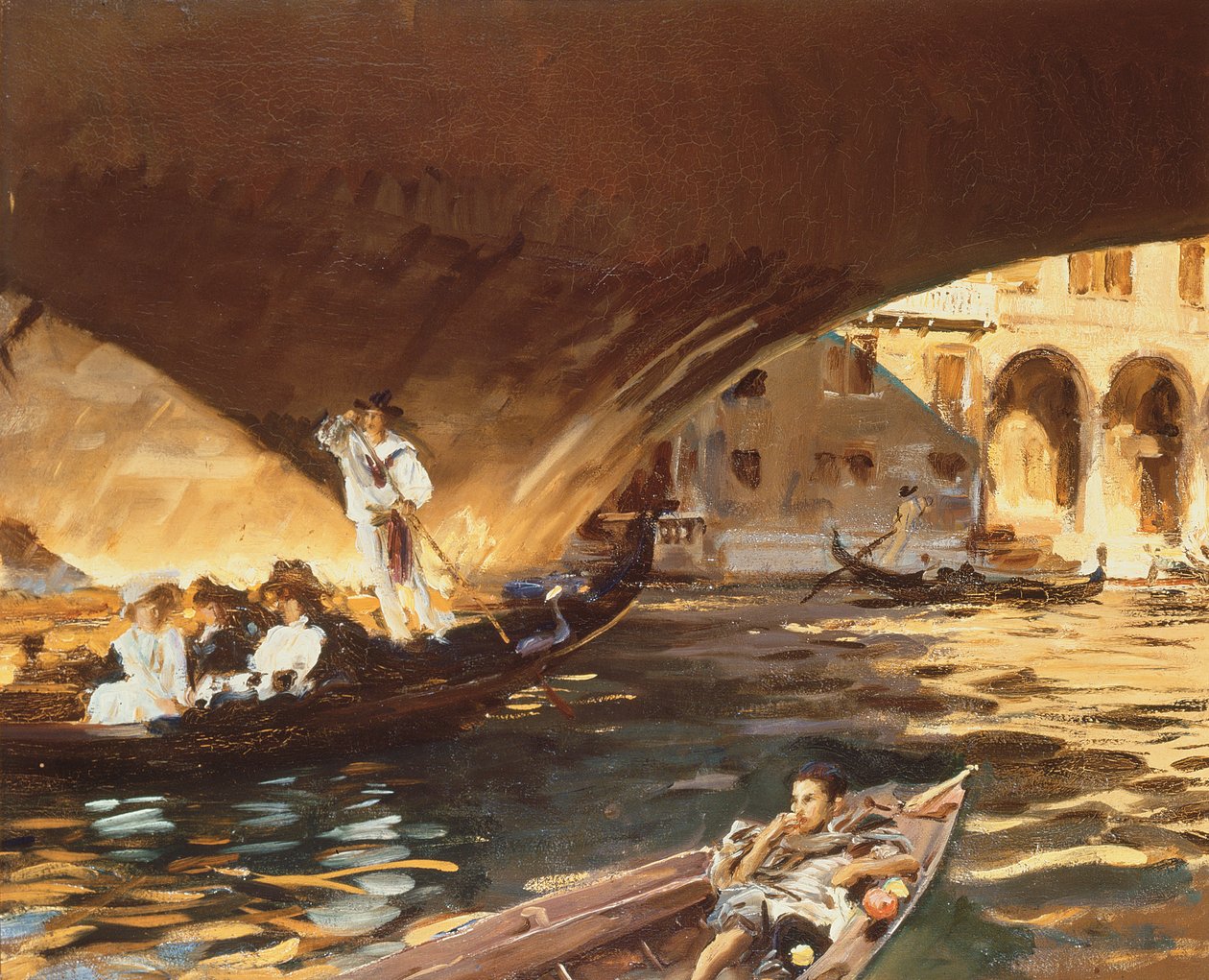 O Rialto, Veneza de John Singer Sargent