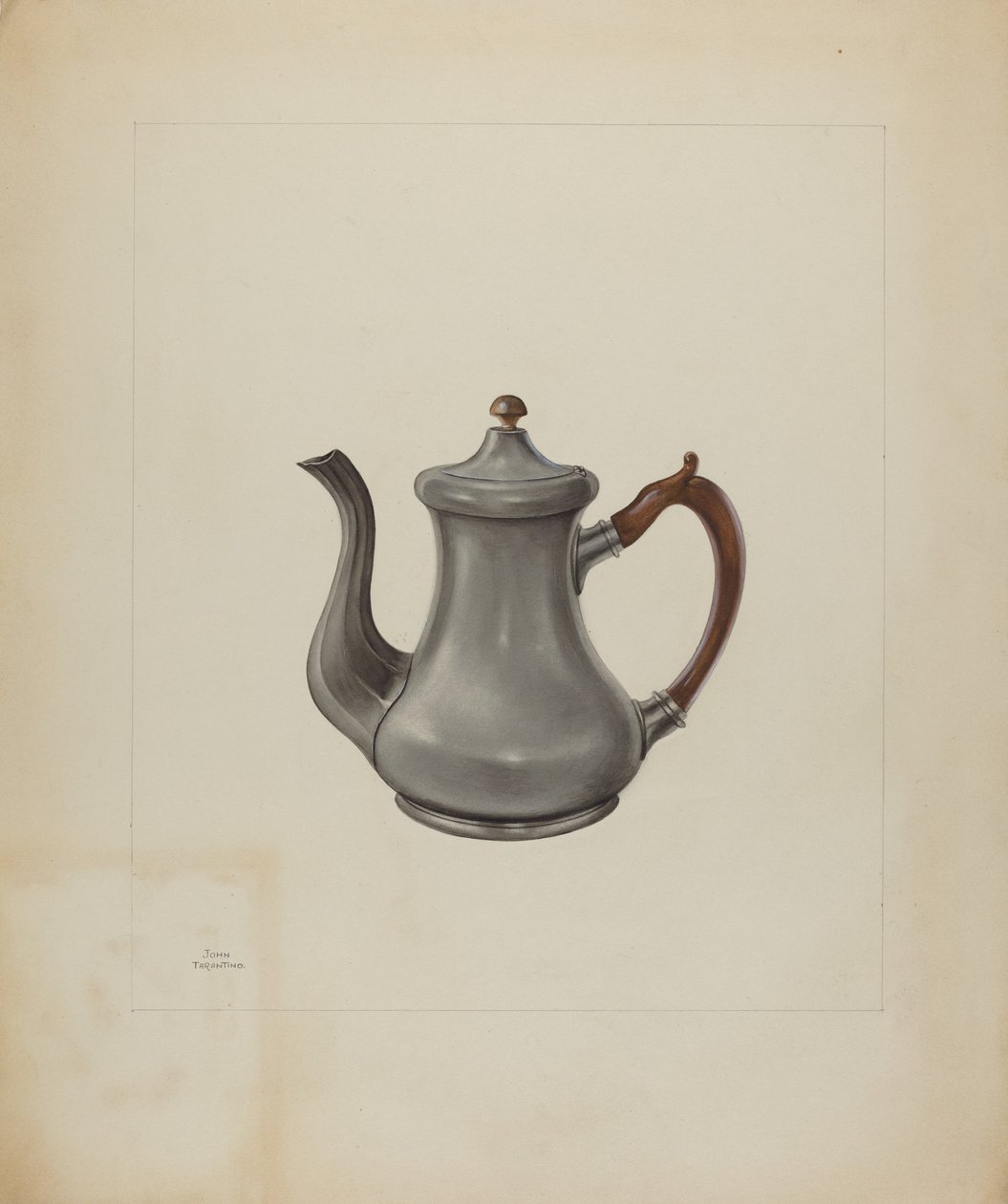 Pewter Teapot, 19351942. de John Tarantino