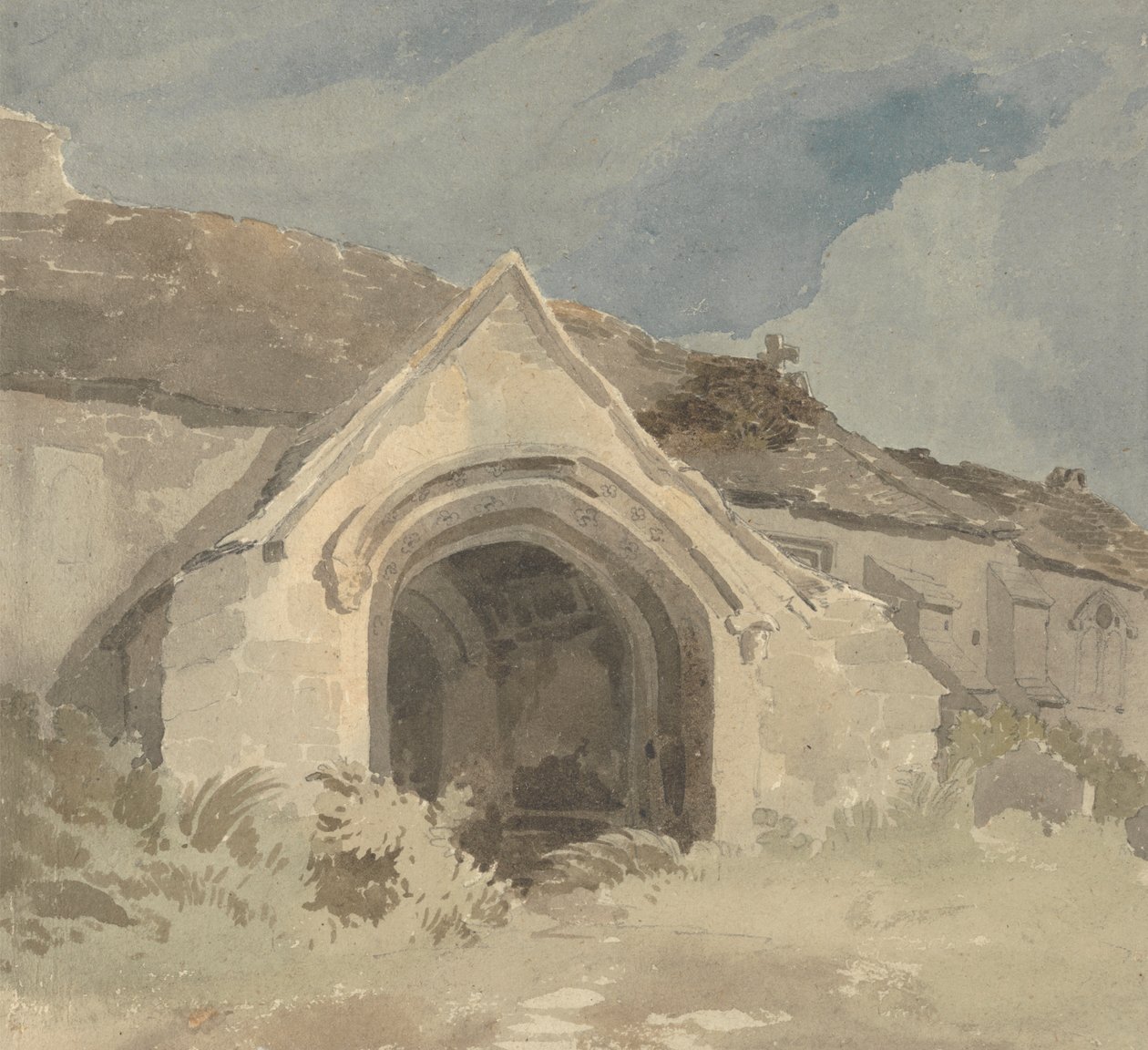 Um alpendre de igreja de John Thirtle