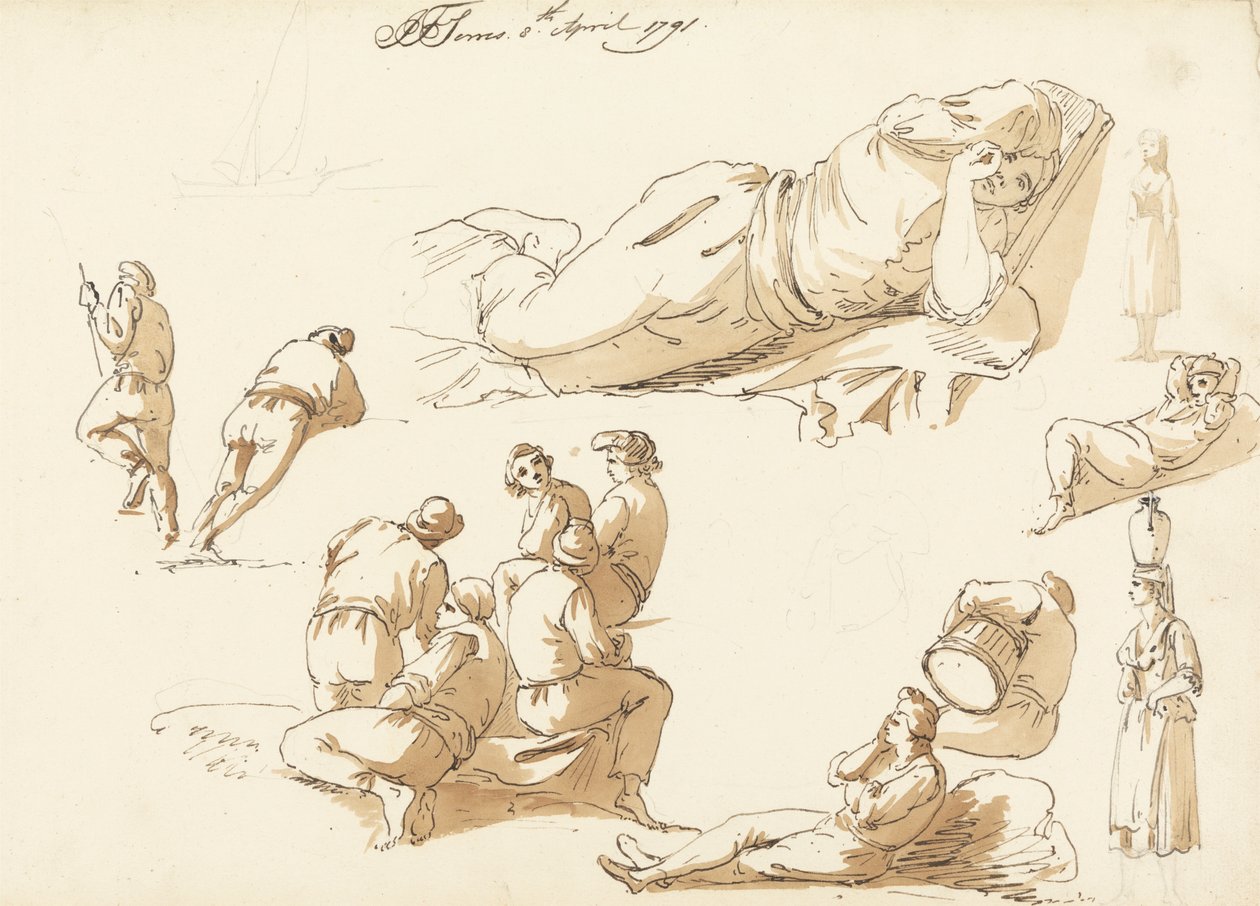 Pescadores napolitanos de John Thomas Serres