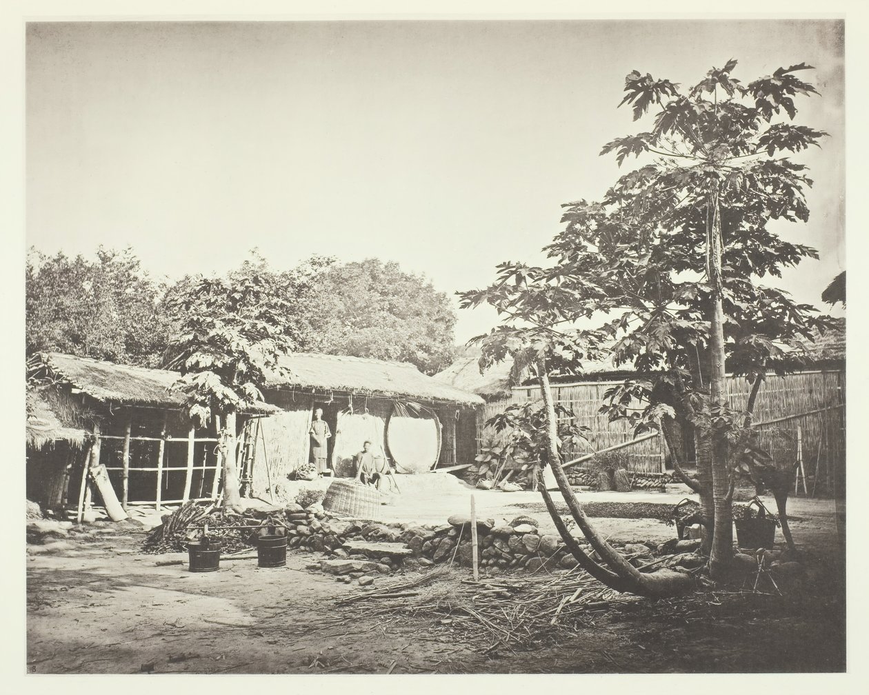 Uma Habitação Pepohoan, c. 1868. de John Thomson