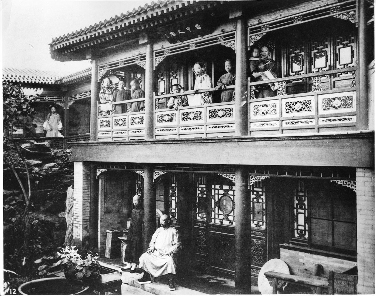 A Casa do Sr. Yang, c.1872 de John Thomson
