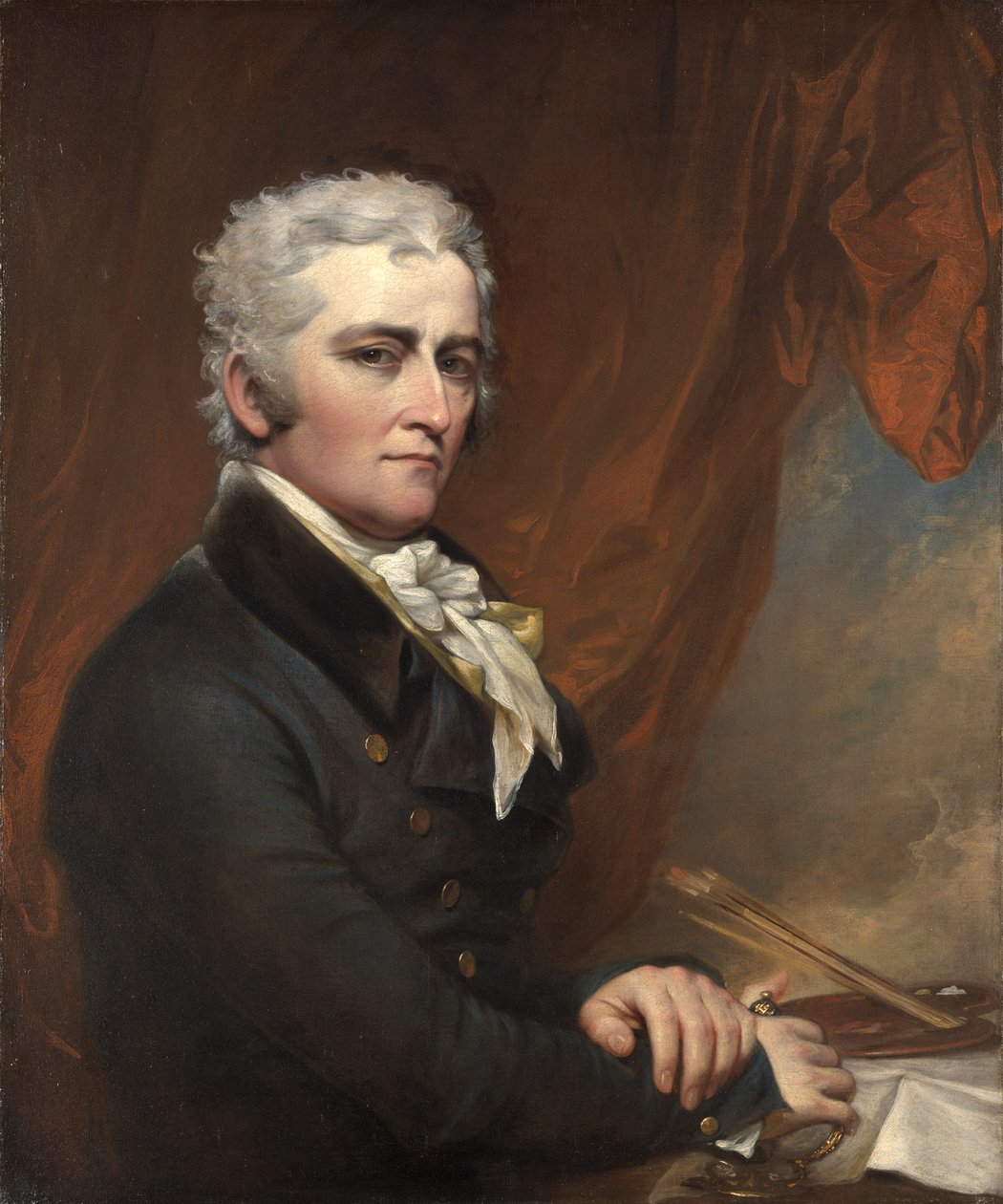 Auto-retrato, c.1802 de John Trumbull