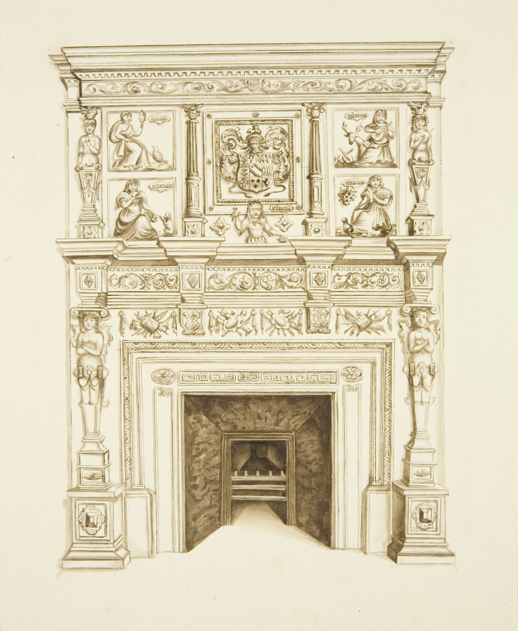 Peça de chaminé de John W. Brett