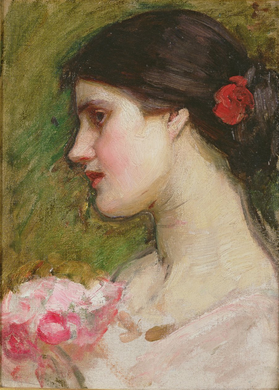 Camélias, c.1880 de John William Waterhouse