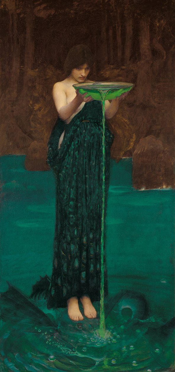 Circe Inveja, 1892 de John William Waterhouse