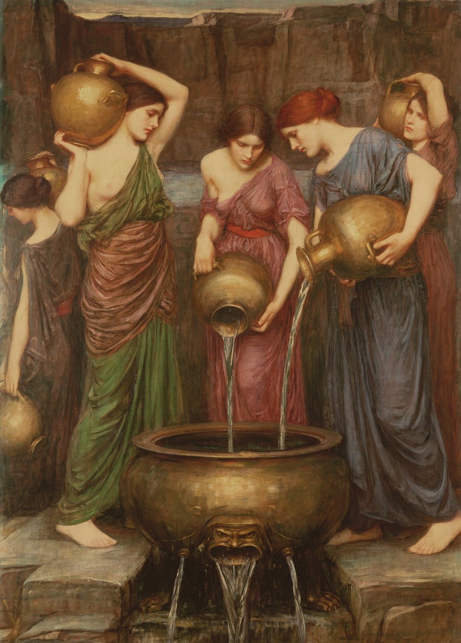 Danaides, 1904 de John William Waterhouse