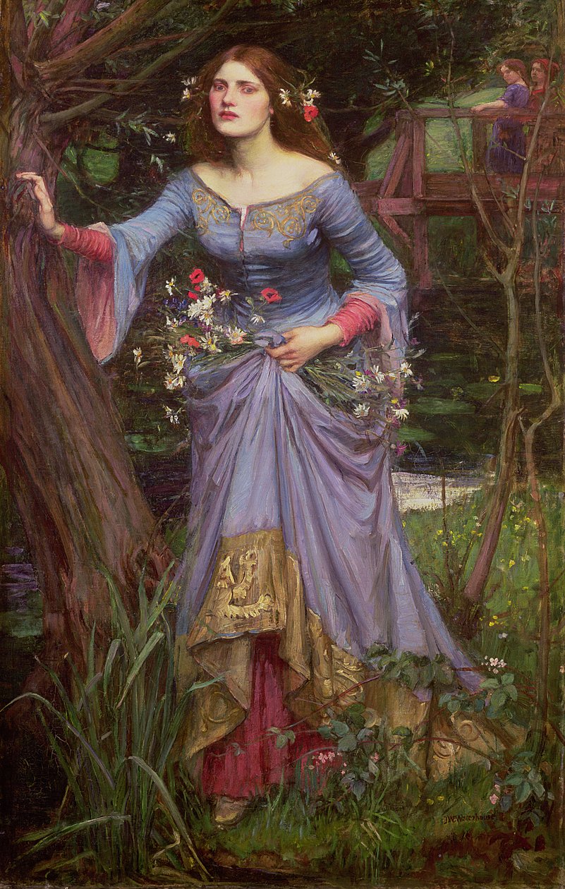 Ofélia, 1910 de John William Waterhouse