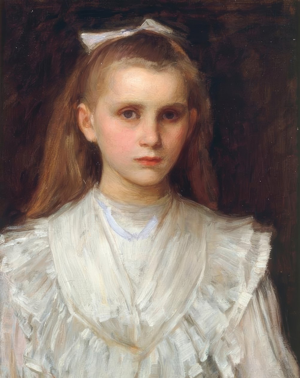 Retrato de uma jovem garota de John William Waterhouse