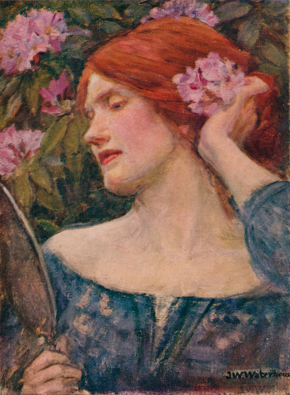 Vaidade, c1910 de John William Waterhouse