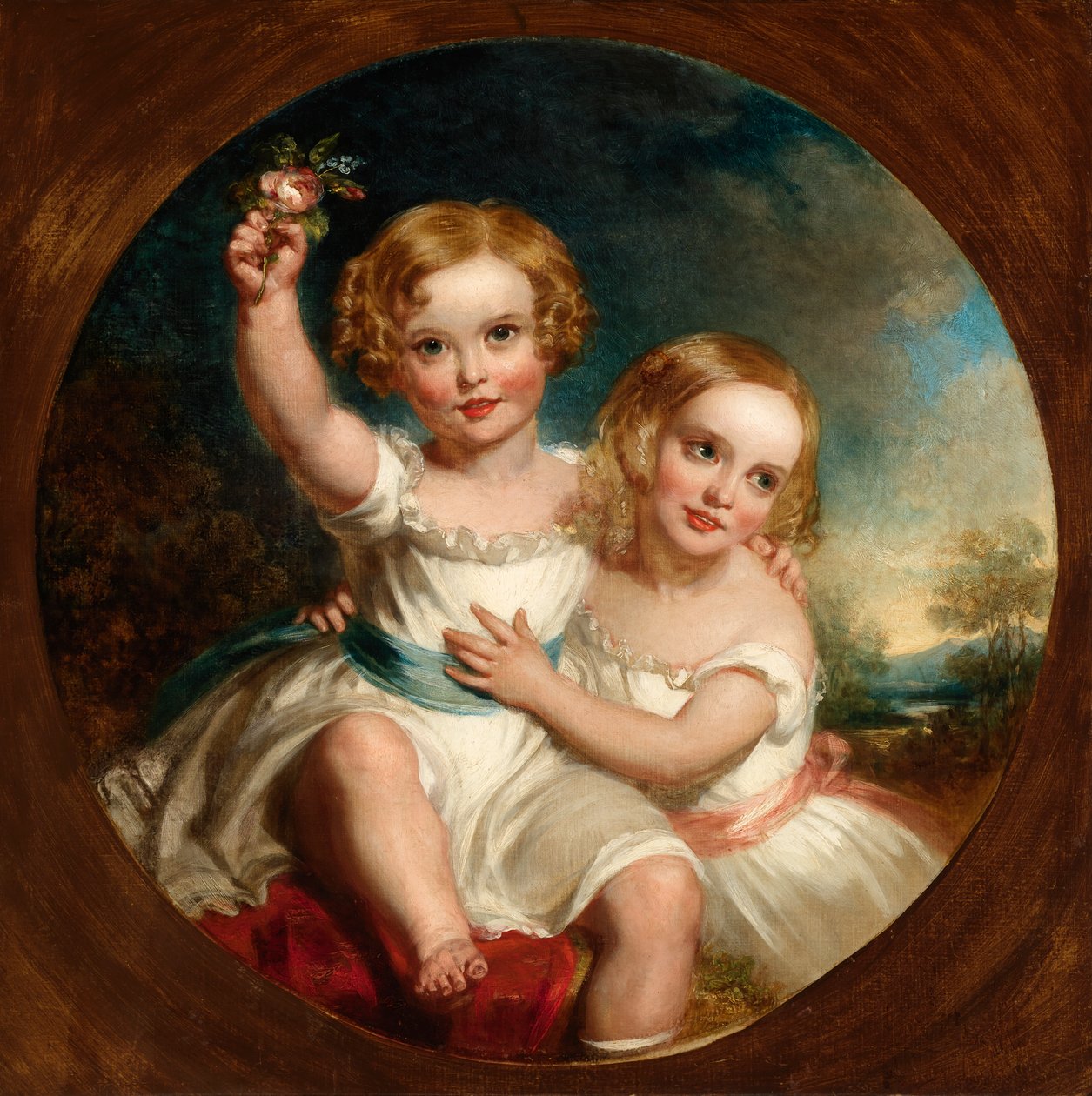 Os filhos do artista, 1847. de John Wood