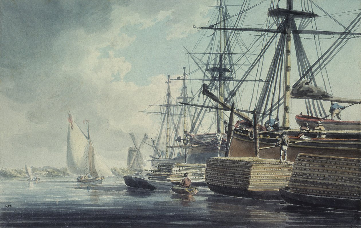 Buraco de Limehouse de John the Younger Cleveley