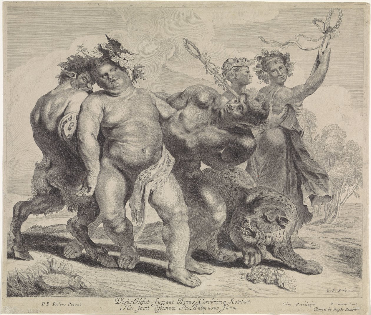 Embriaguez de Baco de Jonas Suyderhoef