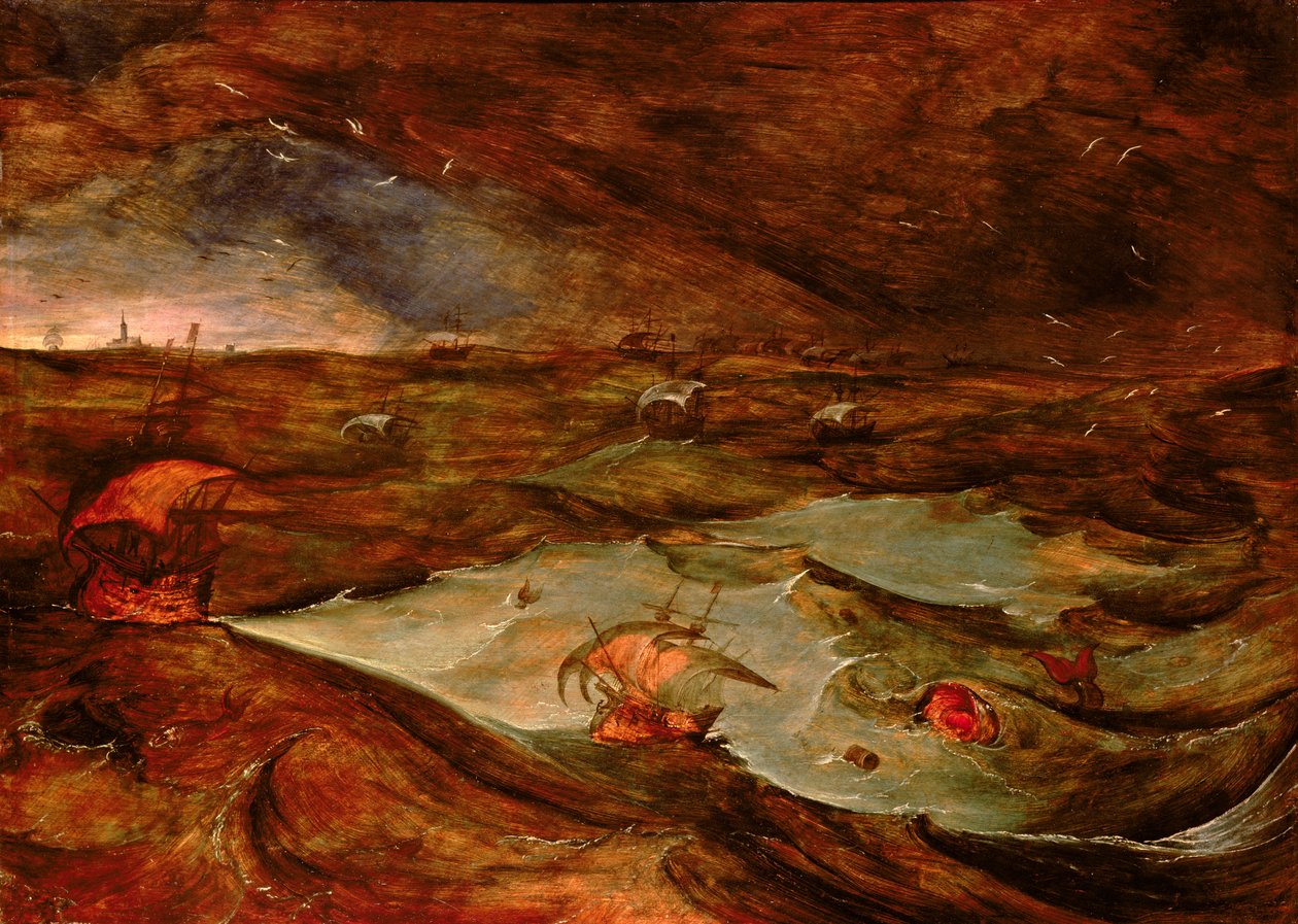Tempestade no Mar, 1610 de Joos or Josse de Momper
