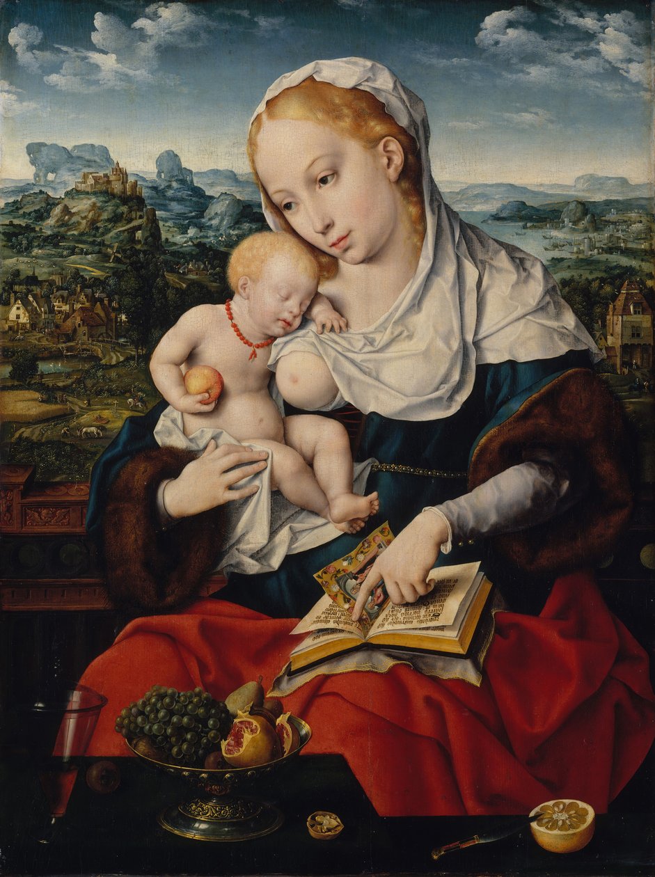 Virgem e Criança, ca. 1525 de Joos van Cleve