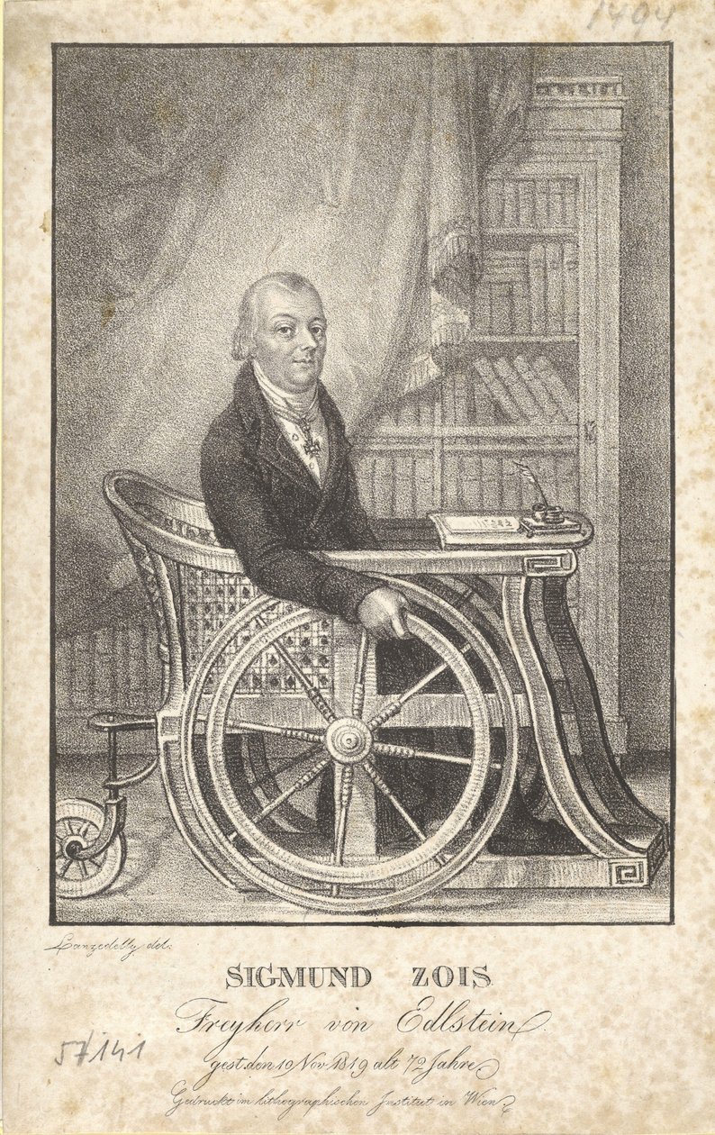 Retrato de Zige Zois de Josef Lanzedelly