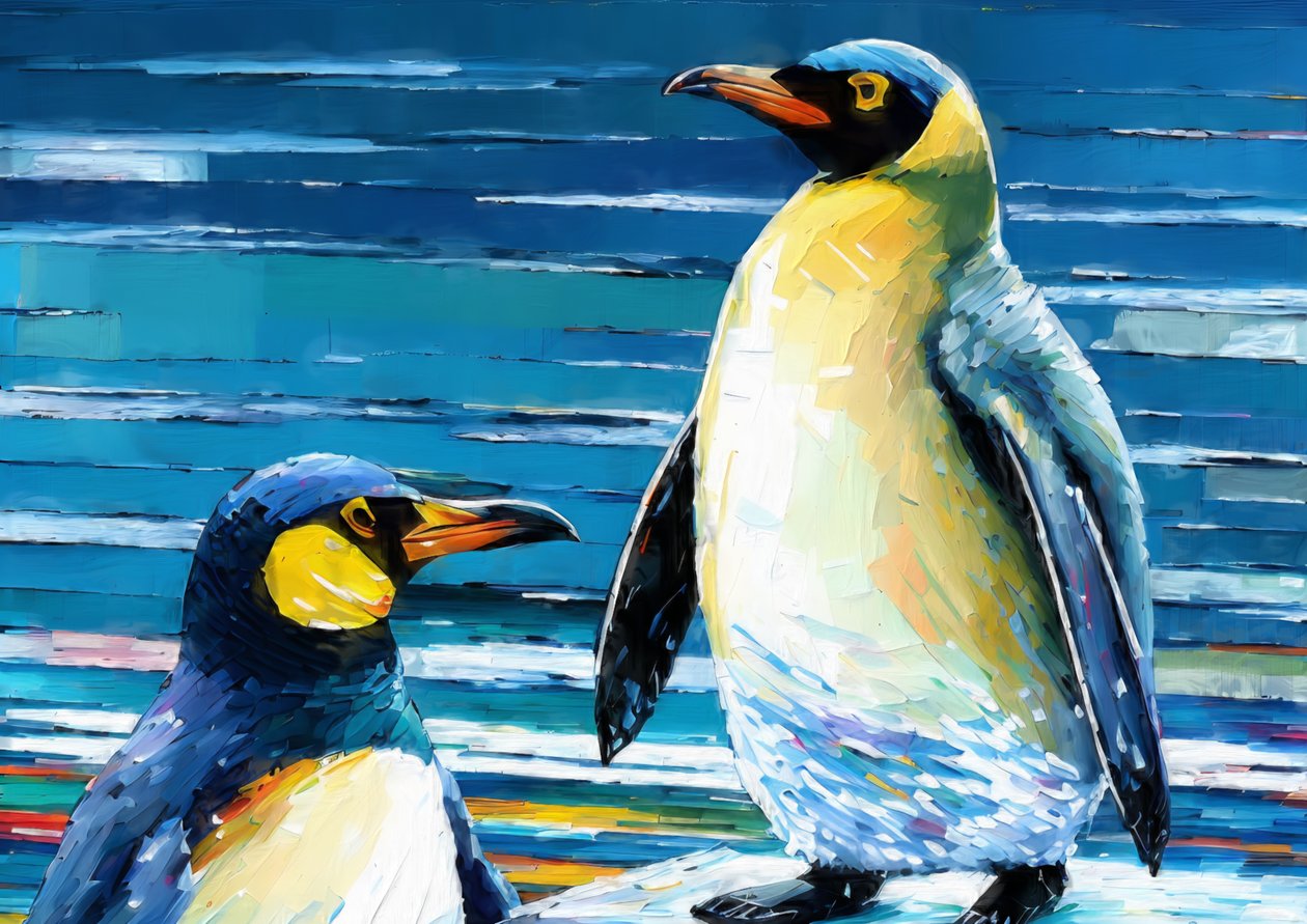Animais: pinguim 3 de Josef Johann Michel